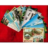 Bundle Of 20 Topographical Postcards Of Switzerland And Liechtenstein. We combine postage on