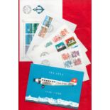 FDC Album with approx 150 Swiss FDCs dates from 1977 to 1992 with Stamps and various FDI Postmarks