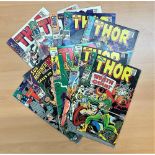 Marvel Comic Silver Age collection, featuring a total of 10 vintage comic books, titles include: