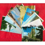 Bundle Of 21 Church, Abbey, Cathedral, Stained Glass, Religious Buildings Postcards. We combine