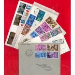 Cover Album with Approx 150 FDCs dates from 1930s to 1970s with Stamps and various FDI Postmarks