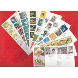 Selection Of 12 Royal Mail And Post Office Great Britain First Day Covers. We combine postage on