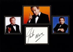 Jackie Mason 12x16 overall mounted signature piece includes signed album page and three colour