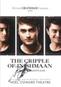 Daniel Radcliffe signed The Gripple of Inishmaan programme Noel Coward Theatre signature on the.
