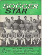 Football Autographed DENIS LAW Soccer Star Magazine, issued on the 12th of June 1964, the front