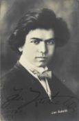 Jan Kubelik, 1880-1940, Czech Violinist Signed Vintage Postcard Photo. Good condition. All
