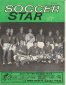 Football Autographed ENGLAND Soccer Star Magazine, issued on the 10th of July 1964, the front