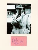 Richard Widmark 16x12 approx mounted signature piece includes signed album page and a fantastic