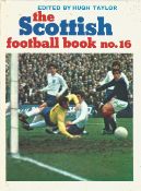 Football Autographed SCOTLAND Annual, The Scottish Football Book No. 16 by Hugh Johns issued in