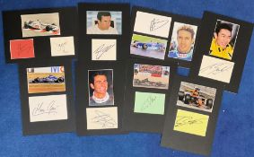 10 Fantastic F1 Racing Signatures, With Photos, Mounted to a size of 12x8. Includes Enrique