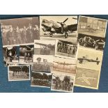 WW2 Fantastic RAF Collection of 13 Black and White photos showing RAF personnel and Bomber Planes. 8