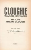 Brian Clough signed 9x6 Cloughie Walking on Water book page. English football player and manager,