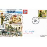 Major Tom Duffy MBE Signed Airborne Forces in Palestine 1945-1948 Flown FDC. JS(AC)67. 699 of 1000