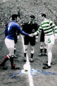 John Greig and Billy McNeil signed Old Firm 12x8 colourised photo. John Greig MBE (born 11 September