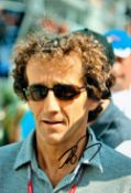 Alain Prost signed 12x8 colour photo. Alain Marie Pascal Prost (born 24 February 1955) is a French