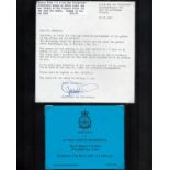 J A H Van Den Driesschen Personally Signed Typed Letter Dated 20.07.1987 Van Den Driesschen has