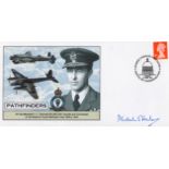 Sir Michael W Hanham Personally Signed 5 of 5 Pathfinders First Day Cover, with postmarks and