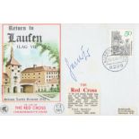 Rare Dr Willi Galihoefer Signed 'Return To Laufen ILAG VII' With Postmarks and Stamps. Dr Willi