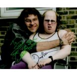 David Walliams and Matt Lucas signed Little Britain 10x8 colour photo dedicated. Good condition. All