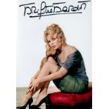 Brigitte Bardot signed 8x6 colour photo. Brigitte Anne-Marie Bardot ( born 28 September 1934), often