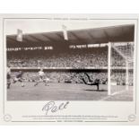 PELE Handsigned 20x16in size. Colourised Print. Limited Edition 74/100. Sporting Legends,