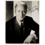 Nelson Eddy signed 10x8 black and white vintage photo. Nelson Ackerman Eddy (June 29, 1901 - March