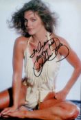 Priscilla Presley signed 12x8 colour photo. Priscilla Ann Presley (née Wagner, changed by adoption
