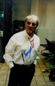 Bernie Ecclestone signed 12x8 colour photo. Bernard Charles Ecclestone (born 28 October 1930) is a