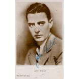 John Gilbert signed 6x4 vintage black and white postcard photo. John Gilbert (born John Cecil
