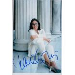 Nana Mouskouri signed 10x8 colour photo. Ioanna Nana Mouskouri is a Greek singer. Over the span of