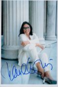 Nana Mouskouri signed 10x8 colour photo. Ioanna Nana Mouskouri is a Greek singer. Over the span of
