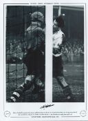 Football. Nat Lofthouse Signed 16x12 inch black and white photo. Autographed Editions, Limited