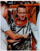 Space collection 2 superb, signed colour photos by Richard Gordon JR and another by Scott Carpenter.