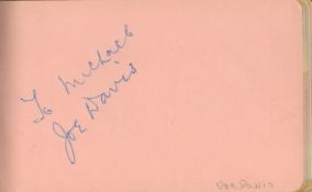 Entertainment and Sport vintage autograph book includes over 60 fantastic signatures includes Joe