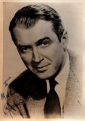 James Stewart signed 7x5 black and white vintage photo dedicated. James Maitland Stewart (May 20,