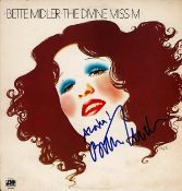 Bette Midler signed The Divine Miss M album sleeve cover vinyl record included. American singer,