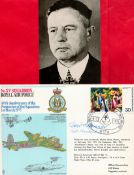 WW2 Scharnhorst Captain Karl Hoffmann Signed No XV Squadron 60th Anniversary of the formation of the