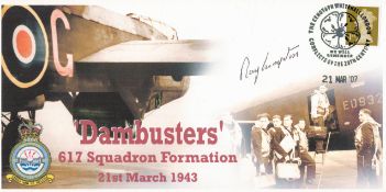 Dambuster 617 Squadron F/O Ray Grayston signed Dambusters 617 Squadron Formation 21st March 1943