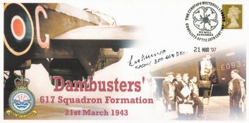 Dambuster 617 Squadron Les Munro signed Dambusters 617 Squadron Formation 21st March 1943