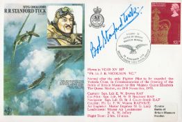 World War II Robert Stanford Tuck signed own personal flown FDC PM Opening of the Battle of