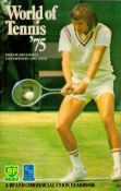 World of Tennis 75 edited by John Barrett Softback Book 1975 First Edition published by Queen Anne
