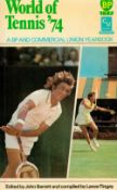 World of Tennis 74 edited by John Barrett Softback Book 1974 First Edition published by Queen Anne