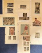 Vintage 1950's Football Collection with Various and Multiple signatures. Signatures such as Billy