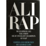 Boxing. George Lois 1st Edition Paperback Book titled Ali Rap The First Heavyweight Champ of Rap.