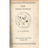Boxing. AJ Liebling Red Cloth Wrapped 1st Edition Hardback Book Titled 'The Sweet Science'.