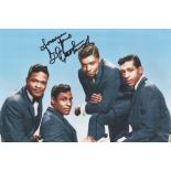 Music, Little Anthony signed Little Anthony and the Imperials 12x8 colour photograph. Little Anthony