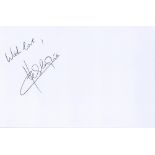 Helen Shapiro signed 6 x 4 white card, signed in black biro. Helen Kate Shapiro is a British pop and