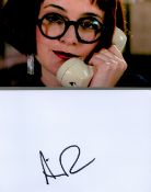 Annie Potts signed 6 x 4 white card, signed in black sharpie pen. American actress Annie Potts is