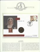 Commemorative cover collection. 5 included from Isle of Man. Stamp coin covers. Monarchs of the 20th