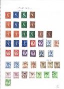 GB stamp collection in green Stanley Gibbons album. 1952 1978. 38 pages. Includes regionals, defs